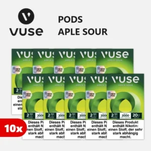 10x VUSE Pods Apple Sour/Green Apple