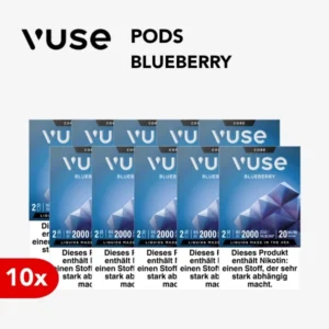 10x Vuse Pod Blueberry