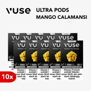 10x vuse ultra pods mango calamansi 20mg