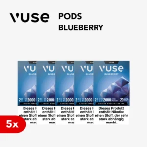 5x Vuse Pod Blueberry