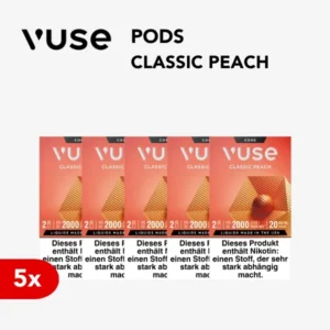 5x Vuse Pod Classic Peach